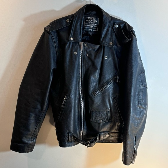 ROCKY MOUNTAIN HIDES Sz 2XL Jacket First Manufacturing Filmore Buffalo Leather - Picture 2 of 14